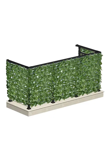 1 × 3m Artificial Grass Mat, Colorful Printed Watermelon Leaves Wall Panel for Garden, Balcony &amp; Home Decoration