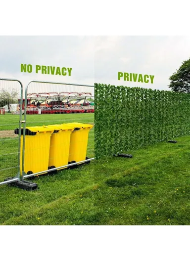 1 × 3m Artificial Grass Mat, Colorful Printed Watermelon Leaves Wall Panel for Garden, Balcony &amp; Home Decoration