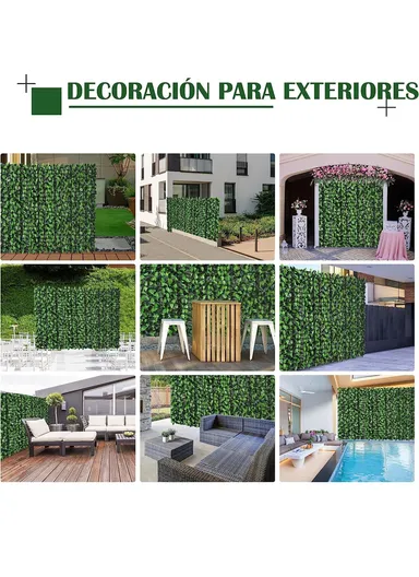 1 × 3m Artificial Hydrangea Flower Wall Panel, Indoor &amp; Outdoor Wall Decoration - White