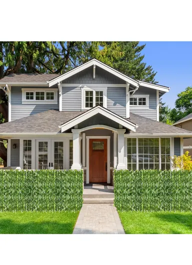 1 × 3m Artificial Hydrangea Flower Wall Panel, Indoor &amp; Outdoor Wall Decoration - Red