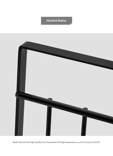 Multi-Use Under-Shelf Hanging Organizer Basket for Kitchen, Cabinet &amp; Home Storage (L48 × W24 × H14)cm – Black