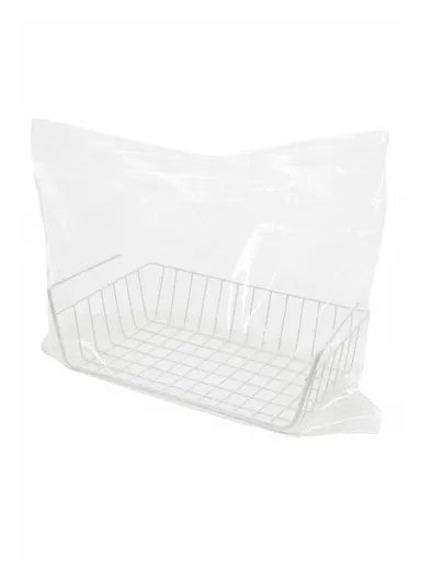 Multi-Use Under-Shelf Hanging Organizer Basket for Kitchen, Cabinet &amp; Home Storage (L48 × W24 × H14)cm – White