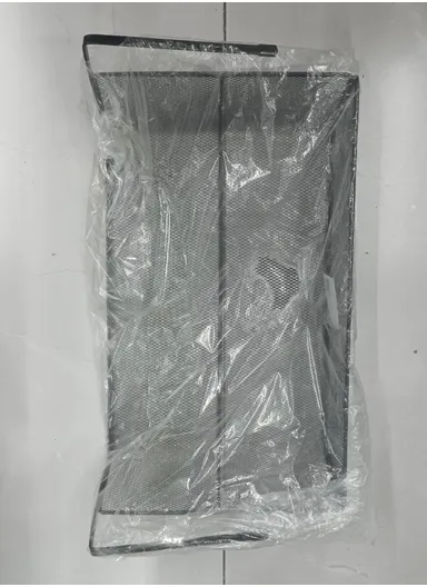 Under-Shelf Iron Mesh Storage Basket Organizer (W44 x D25 x H15)cm – White