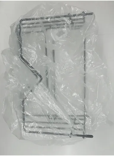 Generic Black Metal Kitchen Cutting Board Storage Rack, Multifunctional Bowl Lid Rack, Countertop Mountable (L27 x W19 x H22)cm - White