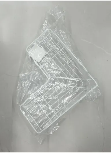 Bathroom Organization Corner Shelf With Side Hanger (L26.5 x W12 x H9.5)cm - Black