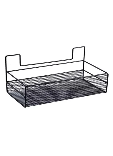 Bathroom Organizer Rack - Spacious Stainless Steel Shelf, Tool-Free Installation, Holds All Your Essentials Neatly (L36 x W16 x H15)cm - White