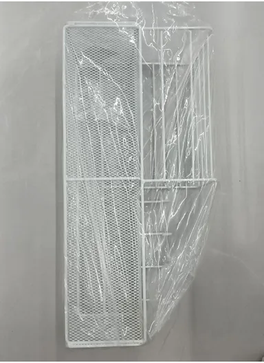 Bathroom Tissue Holder, Wall-Mounted Punch-Free Household Wash Basin Cosmetics Storage Disposable Face Towel Rack (L40 x W13.5 x H19.5) cm - White