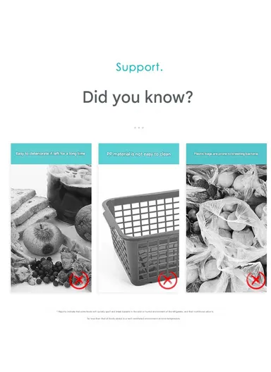 4-Tier Kitchen Vegetable &amp; Fruit Cart, Stackable Iron Basket Storage Rack with Wheels CY-0202 - Black / 40cm