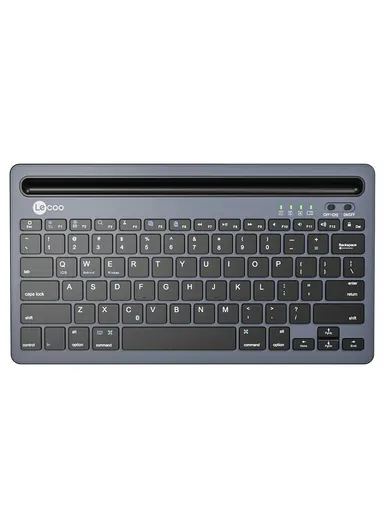  Universal Wireless Bluetooth-Compatible Keyboard for Laptop, Phone &amp; Tablet KB100 - Grey