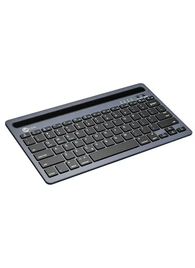  Universal Wireless Bluetooth-Compatible Keyboard for Laptop, Phone &amp; Tablet KB100 - Grey