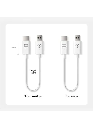 1080P HDMI Wireless Transmitter and Receiver Screen Mirroring Device for Video Streaming AM18051 