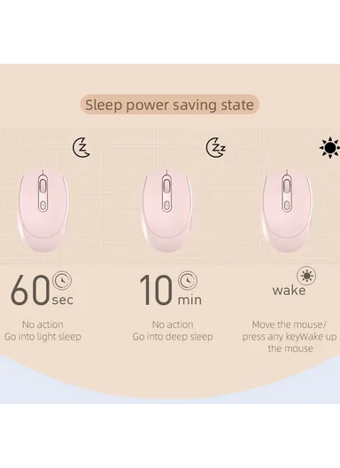 Bluetooth-compatible 2.4G USB Wireless Mouse Computer Laptop PC Rechargeable Home Game Ergonomic Noiseless Mouse 256 - White