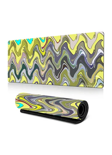 40x90cm Abstract Fluid Pattern Large Mouse Pad Rubber Computer Desktop Mat - Pattern-29