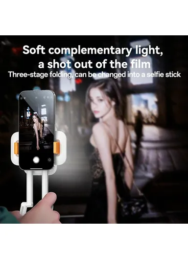  Pocket Light Stand 3 in 1 Folding Desktop Phone Holder Lighting for Photography &amp; Streaming  DH 10