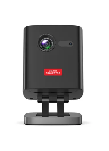  Upgraded DLP Mini Projector Home Outdoor Portable HD Projection Device - Black &amp; EU Plug C1000