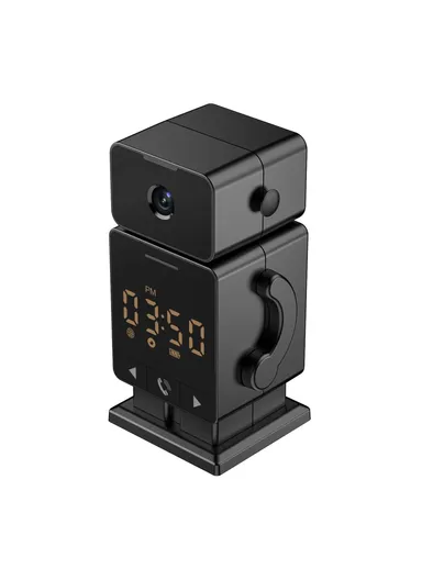  Tuya WiFi Security Camera Alarm Clock Two Way Audio Night Vision HD Surveillance Camera C11  - EU Plug