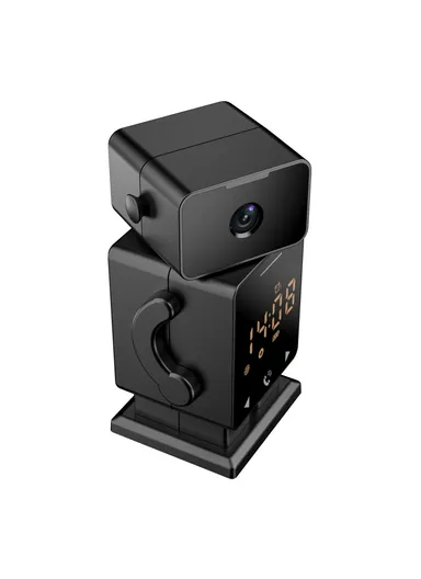  Tuya WiFi Security Camera Alarm Clock Two Way Audio Night Vision HD Surveillance Camera C11  - EU Plug