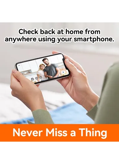  Tuya WiFi Security Camera Alarm Clock Two Way Audio Night Vision HD Surveillance Camera C11  - EU Plug