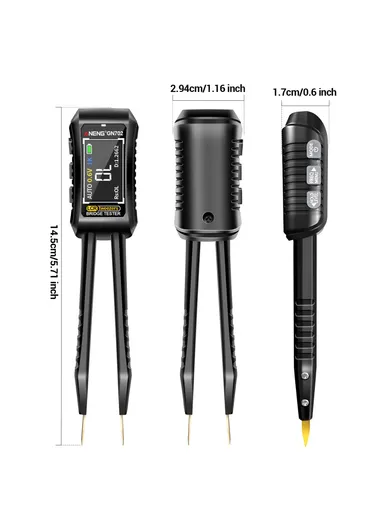  Digital Tweezers Bridge Multimeter LCR Clamp Meter Bridge Tester Inductance Measuring Tool GN702 