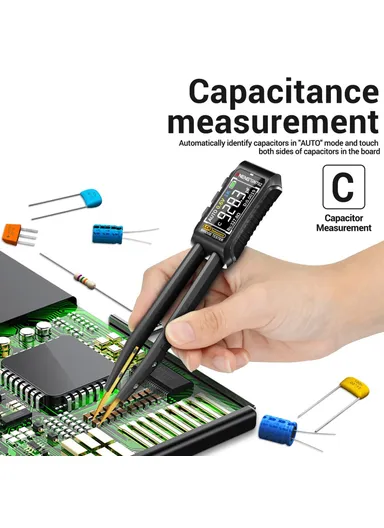  Digital Tweezers Bridge Multimeter LCR Clamp Meter Bridge Tester Inductance Measuring Tool GN702 