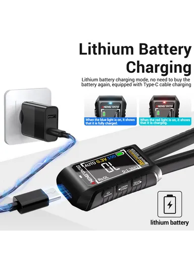  Digital Tweezers Bridge Multimeter LCR Clamp Meter Bridge Tester Inductance Measuring Tool GN702 