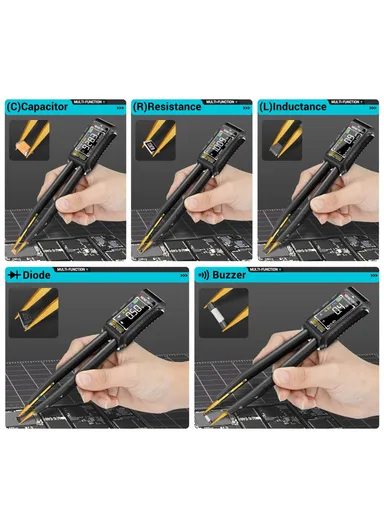  Digital Tweezers Bridge Multimeter LCR Clamp Meter Bridge Tester Inductance Measuring Tool GN702 