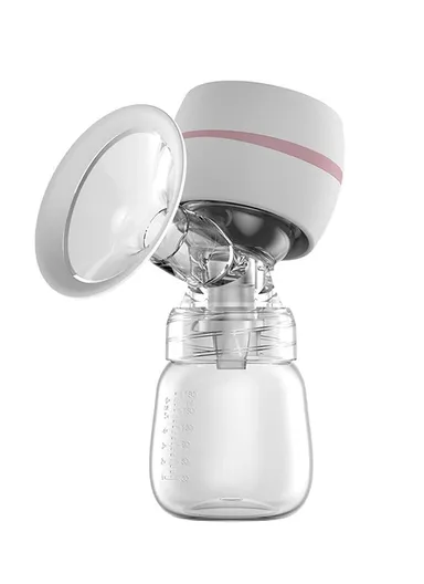 Painless Pumping Electric Breast Pump Super Quiet Baby Feeding Device ZB-003 - White