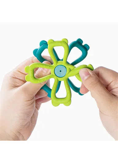 Silicone Baby Teether Baby Teething Toy Food Feeder Pacifier Baby Teether Chew Toy for Infants (BPA-Free, NO FDA Certification) - Green