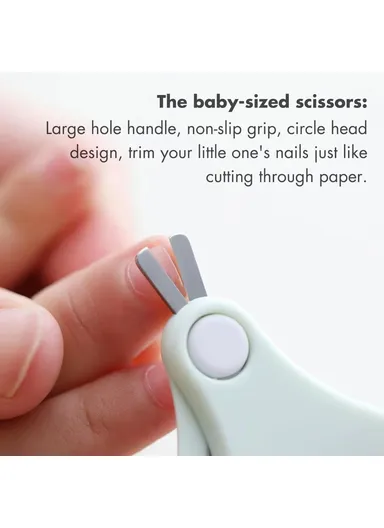 4Pcs Cartoon Owl Pattern Baby Nail Care Kit Newborn Nail Clippers Scissors Tweezers File Set - Light Pink