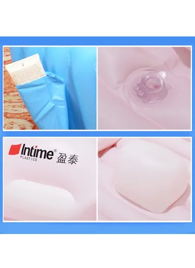 Children Shower Basin Baby Inflatable Bathtub Infant Toddler Bathing Tub  Kids Swimming Pool Kids YT-226A - Blue