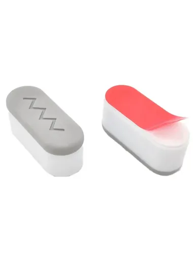 4Pcs Toilet Seat Bumpers Universal Toilet Lid Seat Buffer Spacers Self Adhesive Toilet Lid Gasket - Oval