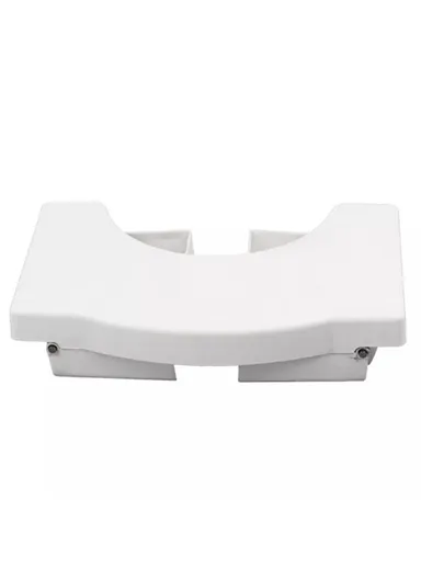 Folding Toilet Stool Squatting Aid for Children Pregnant Women Bathroom Footrest Portable Potty Step - Black