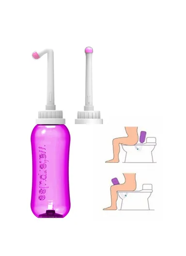 500ml Handheld Bidet Sprayer Personal Cleaner Hygiene Bottle Bottom Wiper