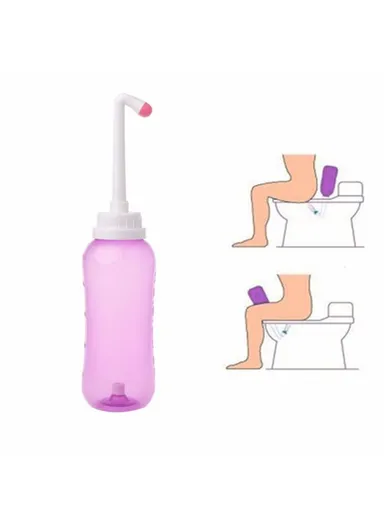 500ml Handheld Bidet Sprayer Personal Cleaner Hygiene Bottle Bottom Wiper