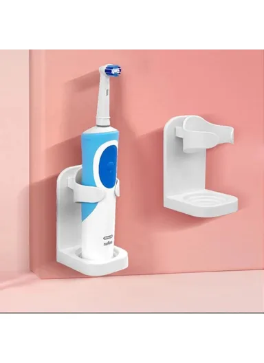 Electric Toothbrush Holder for Oral B Braun Bayer Wall Mount Toothbrush Organizer