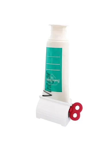 Rolling Tube Toothpaste Squeezer Vertical Toothpaste Seat Holder Stand Rotate Toothpaste Dispenser for Bathroom