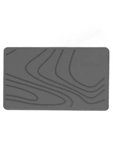 60 x 39cm Quick Dry Diatomite Bath Mat Non Slip Absorbent Bathroom Floor Mat for Shower Toilet Entrance - Style C