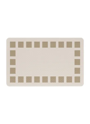 40 x 70cm For Bathtub Shower Non Slip Bath Mat Massage Dots PVC Bathroom Suction Cup Safety Pad - Coffee