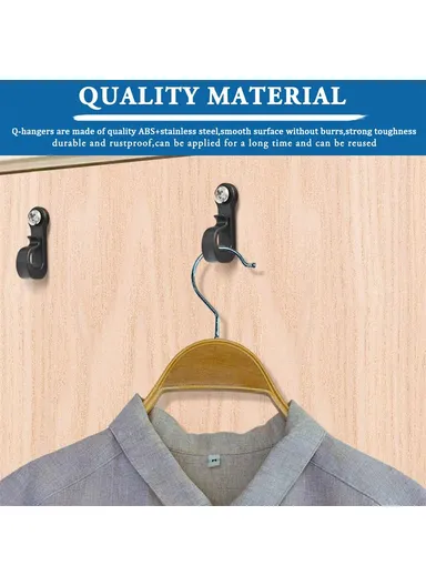 10-Pack Outdoor Hanging Plant Hooks for String Lights - Heavy-Duty Screw-In Expansion Anchors - White