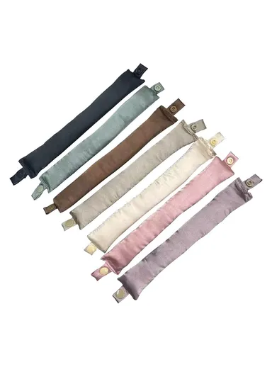 Overnight Hair Curler Hair Bun Maker Hair Curling Tool with Hair Cover - Tie Dye Light Orange