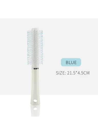Hair Comb Hair Brush Anti-Static Curly Hair Styling Comb Massager Hairdressing Hairbrush for Barber Home Use Supplies - Blue