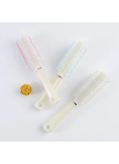 Hair Comb Hair Brush Anti-Static Curly Hair Styling Comb Massager Hairdressing Hairbrush for Barber Home Use Supplies - Blue