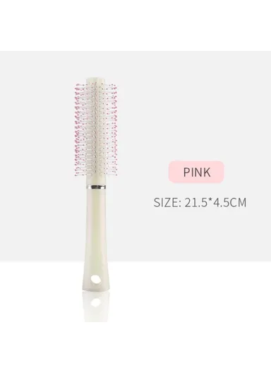 Hair Comb Hair Brush Anti-Static Curly Hair Styling Comb Massager Hairdressing Hairbrush for Barber Home Use Supplies - Pink