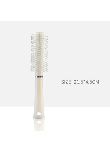 Hair Comb Hair Brush Anti-Static Curly Hair Styling Comb Massager Hairdressing Hairbrush for Barber Home Use Supplies - Champagne Gold