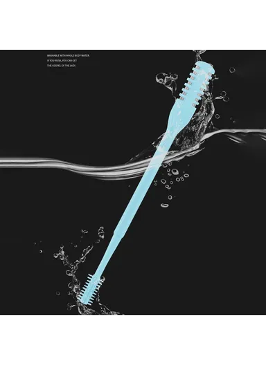 3Pcs Dual Head Nose Hair Trimmer Manual Nasal Cleaner Unisex Portable Nostril Grooming Tool - Pink