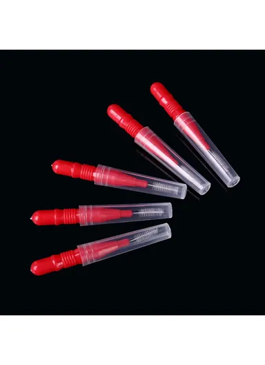 50Pcs Interdental Brushes Retractable 5 Mixed Colors Gum Health Teeth Gap Cleaning Oral Care Tool