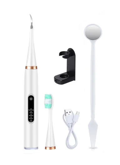 Teeth Tartar Remover Plaque Stains Cleaner Teeth Cleaning Kit - White / Style A