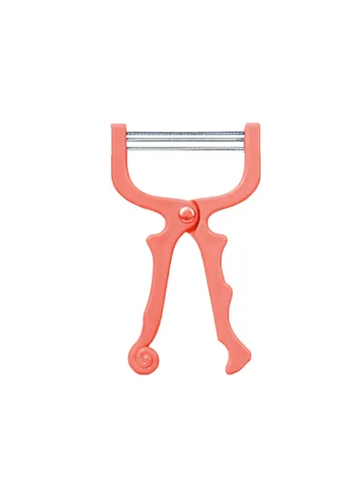 Handheld Facial Spring Rolling Epilator Women Face Lip Hair Remover GOHO HC-030 - Red