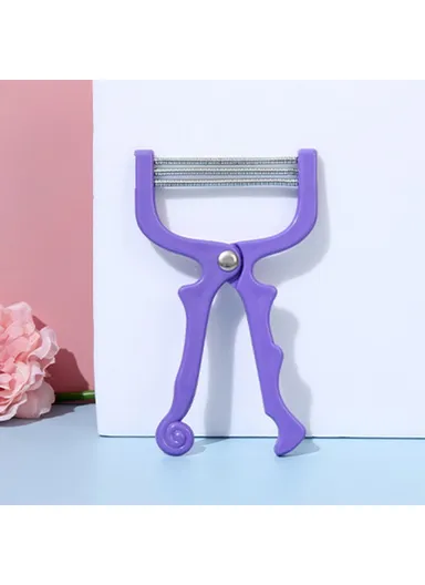 Handheld Facial Spring Rolling Epilator Women Face Lip Hair Remover GOHO HC-030 - Red