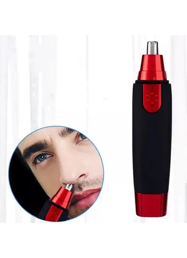 YD-105 Men Nose Hair Trimmer Electric Trimming Nose Hair Shaver Cleaning Devices - Red